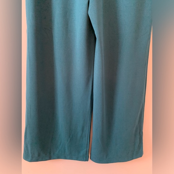 Happily Grey Women's Wide Leg Dress Trouser Pants - Turquoise size 9 - Picture 11 of 14
